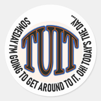 Sticker Rond UN TUIT Rond