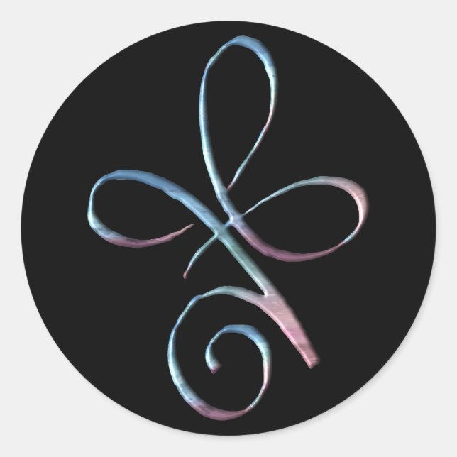 Sticker Rond Unconditional Love 1 (Devant)