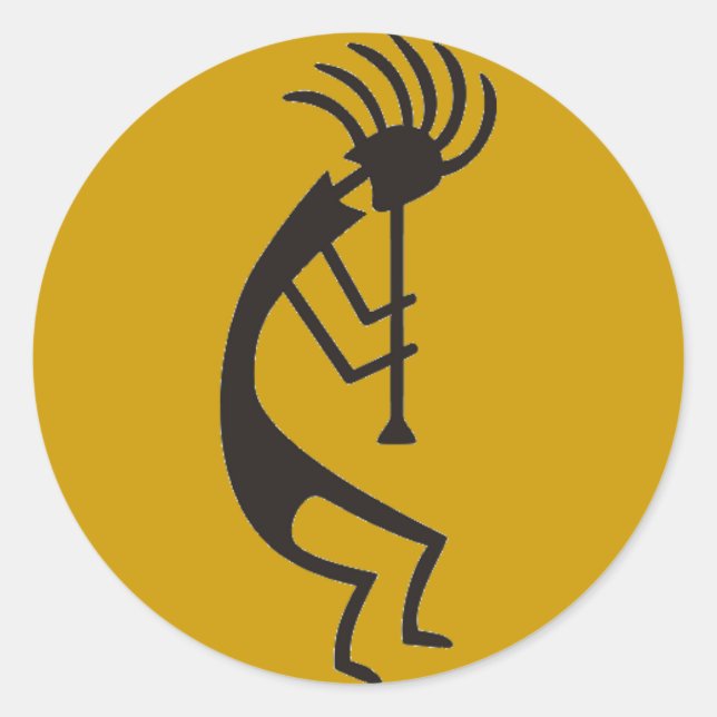 Sticker Rond Une bonne récolte (Devant)