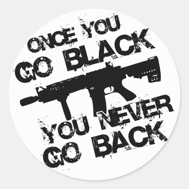 Sticker Rond Une fois que tu y seras.... (Devant)