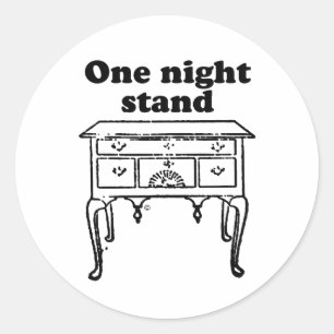 STICKER ROND UNE NUIT D'AMOUR