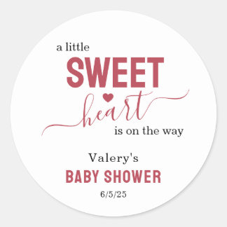 Sticker Rond Une petite douceur Baby Shower