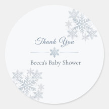 Une petite flocon de neige est en route Baby Showe