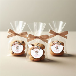 Sticker Rond Une Petite Perle Sous Le Baby shower Des Filles De