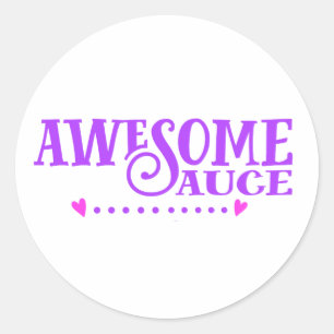 Sticker Rond Une sauce géniale