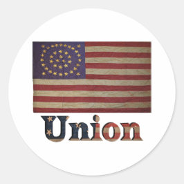 Sticker Rond Union de la guerre civile 🇺 🇸 ✨ Awesta vieux dra