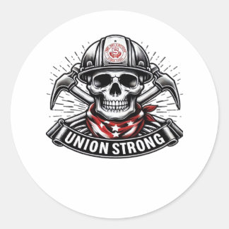Sticker Rond Union Forte classique Virale