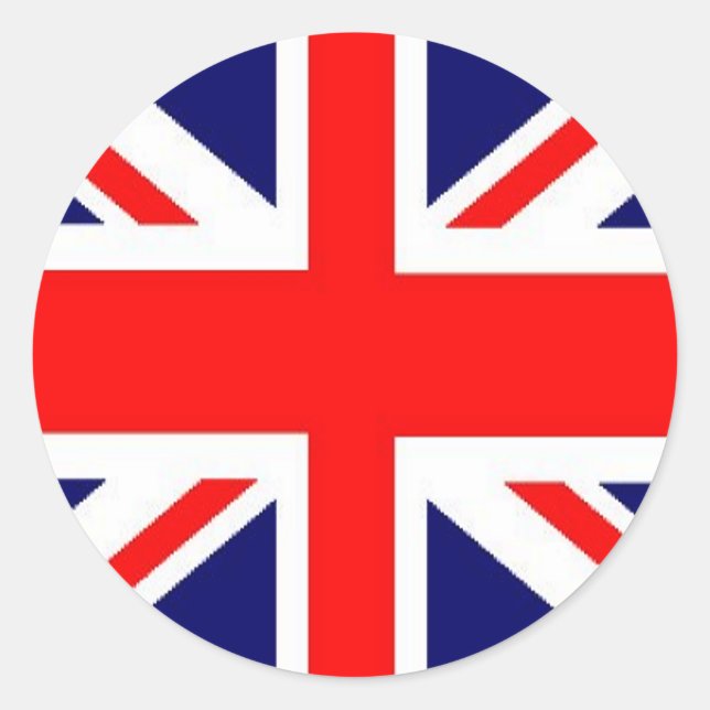 Sticker Rond Union Jack (Devant)