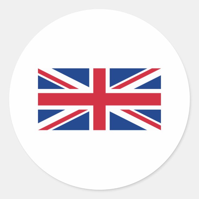 Sticker Rond Union Jack (Devant)