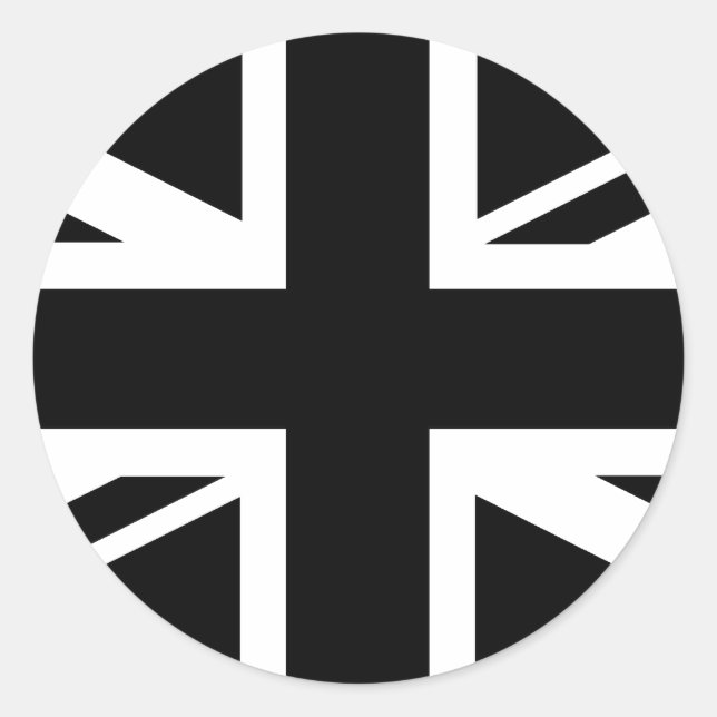 Sticker Rond Union Jack (Devant)
