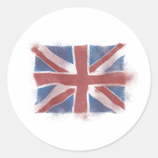 Sticker Rond Union Jack
