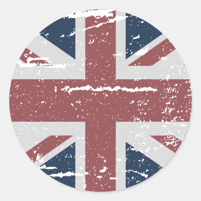 STICKER ROND UNION JACK (Devant)