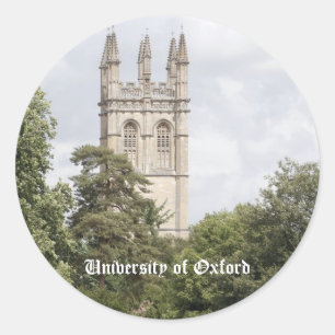 Sticker Rond Université d'Oxford
