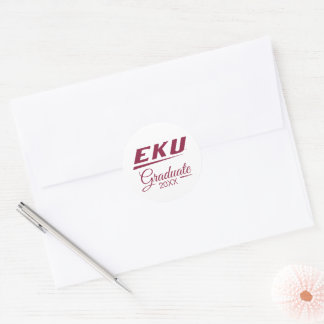 Sticker Rond Université du Kentucky oriental | EKU