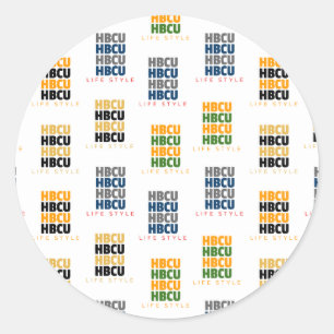 Sticker Rond Université et universités noires historiques HBC