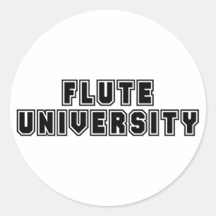 Sticker Rond Université Flute
