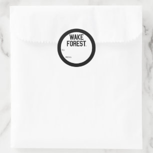 Sticker Rond Université Wake Forest   Wake Forest