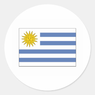 Sticker Rond Uruguay FLAG International