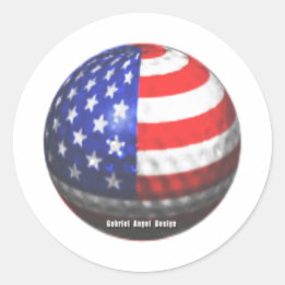 Sticker Rond US Golf