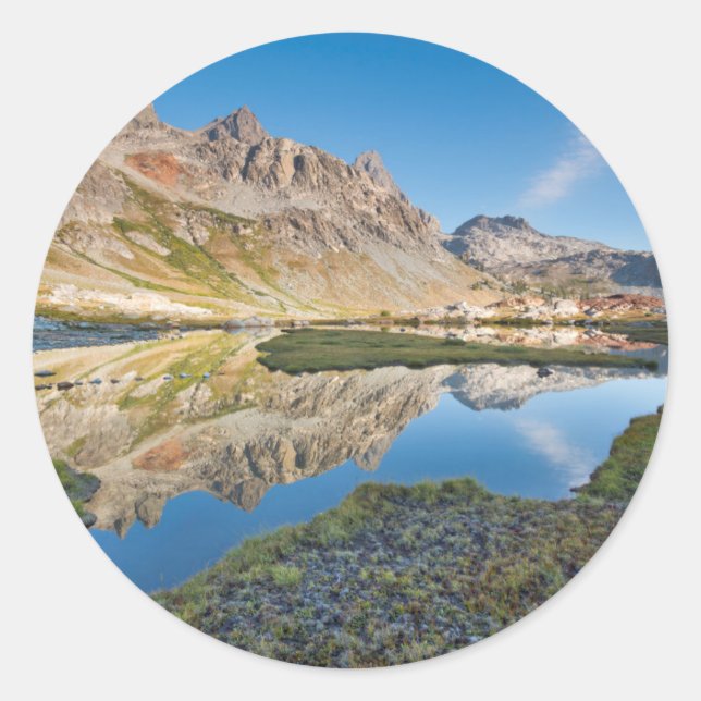 Sticker Rond USA, Californie, Inyo National Forest 11 (Devant)