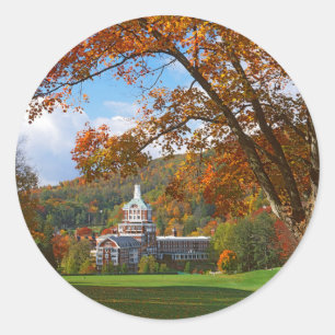 Sticker Rond USA, Virginie, Hot Springs, The Homestead