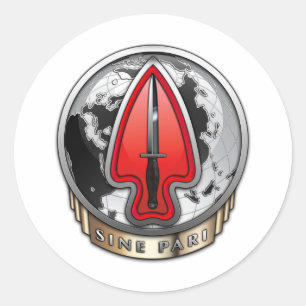 Sticker Rond USASOC [Nouvelle DUI]
