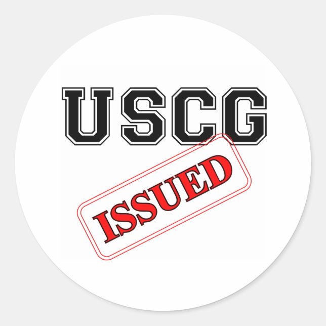 Sticker Rond uscgémis (Devant)
