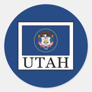 Sticker Rond Utah