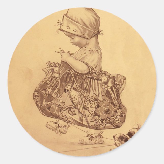 Sticker Rond Utopia Yarn (Devant)