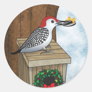Sticker Rond Vacances Bird House