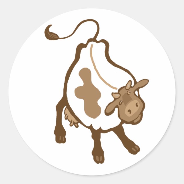 Sticker Rond vache (Devant)