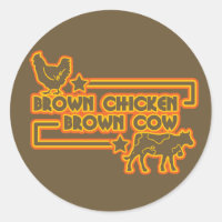 Vache Brown Brown au poulet