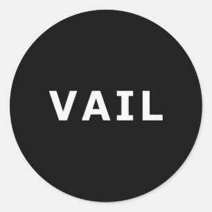 Sticker Rond Vail, Colorado