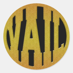 STICKER ROND VAIL - OR