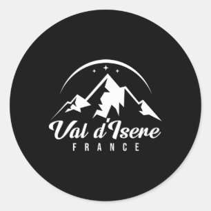 Sticker Rond Val D'isere France Station de ski Ski Snowboard