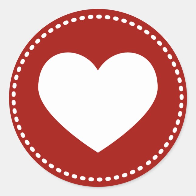 Sticker Rond Valentine (Devant)