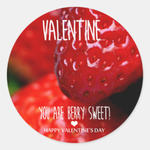 Sticker Rond Valentine, tu es vraiment adorable !