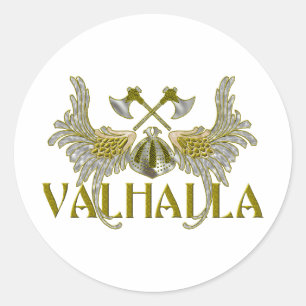Sticker Rond Valhalla