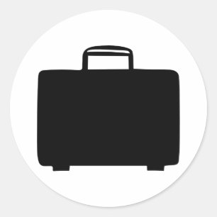 Sticker Rond Valise