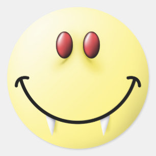 Sticker Rond Vampire