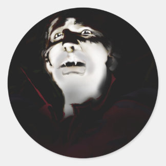 Sticker Rond Vampire