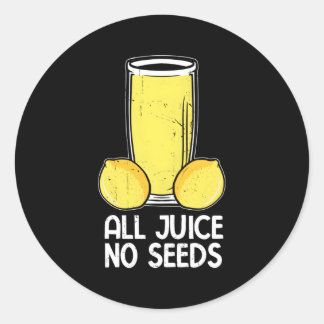 Sticker Rond Vasectomie Urologiste Tous Jus Aucune Graine