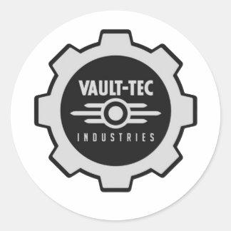 Sticker Rond Vault-Tech