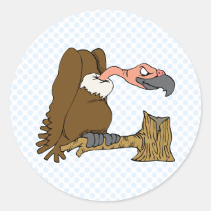 Sticker Rond Vautour de Vinnie