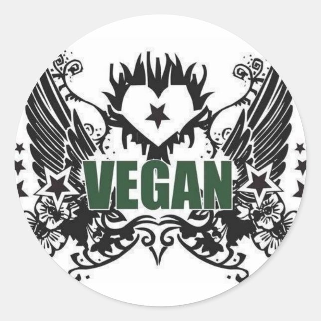 Sticker Rond Vegan (Devant)
