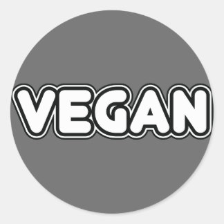 Sticker Rond Vegan