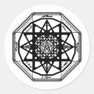 Sticker Rond Veille de protection