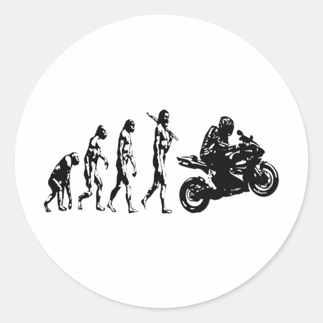 Sticker Rond vélo d'évolution (Devant)