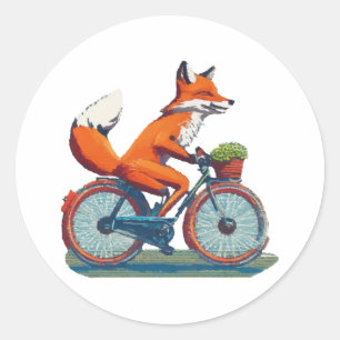 Sticker Rond Vélo Fox