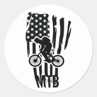 Vélo tout terrain drapeau américain Mtb patriotiqu